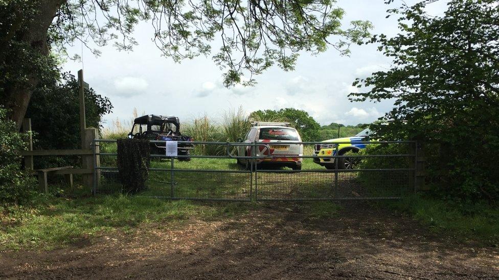 Police stationed in Bucklebury