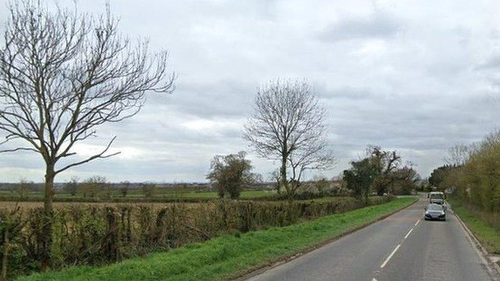 A section of the A3102 which could be crossed by the new Melksham bypass