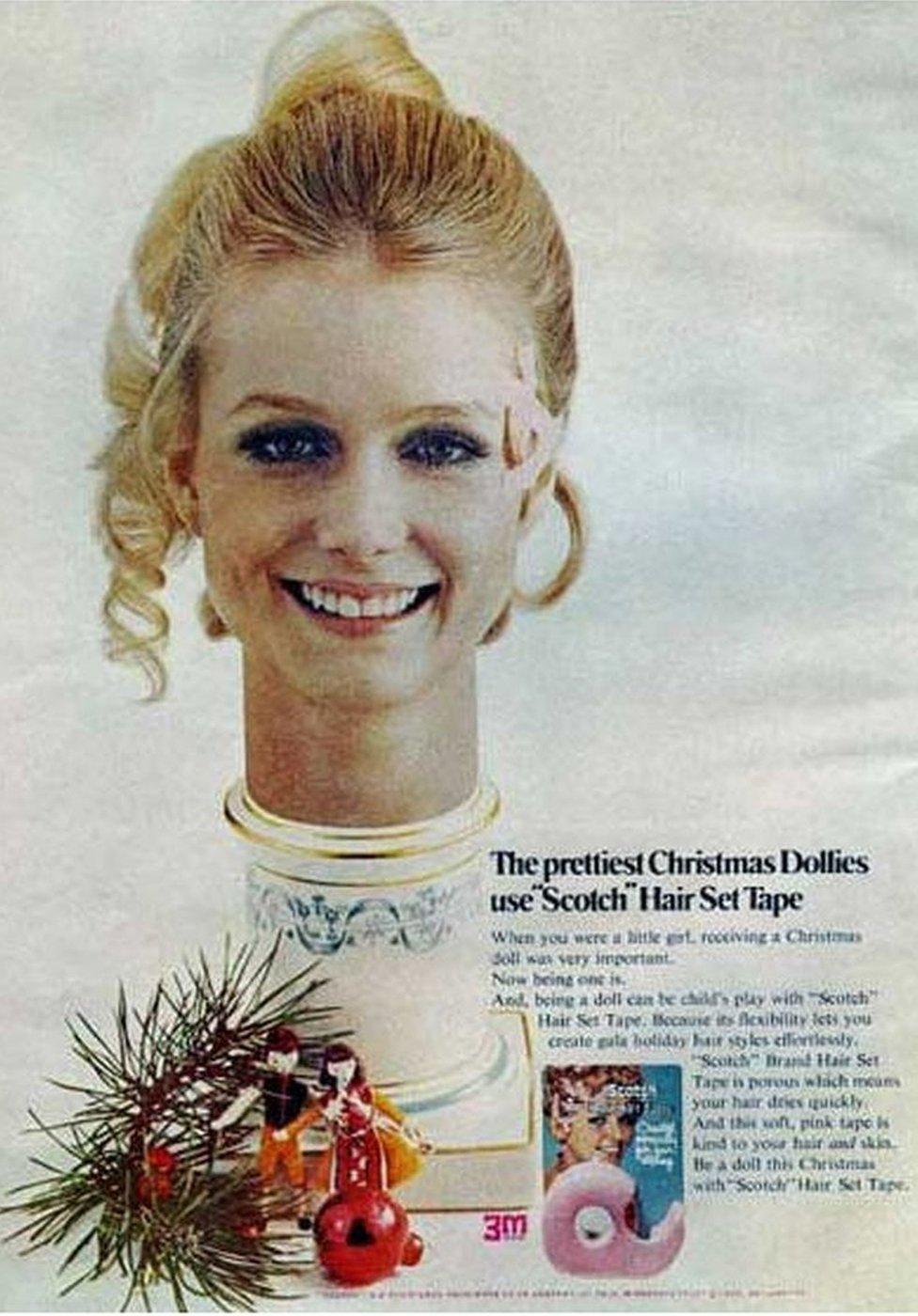 Advert for hair tape