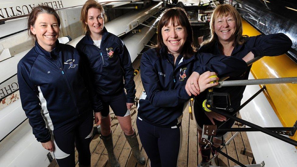 Frances Davies (from left), Helen Butters, Niki Doeg and Janette Benaddi