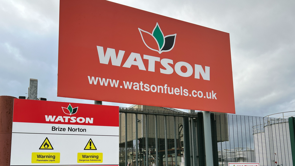 Watson Fuels depot at Carterton