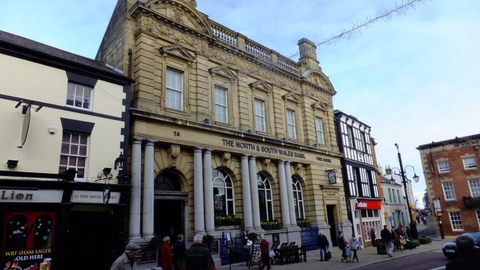 North and South Wales Bank in Wrexham