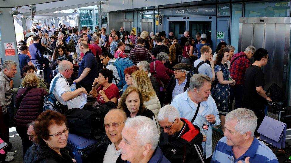 Heathrow Terminal 5 disruption