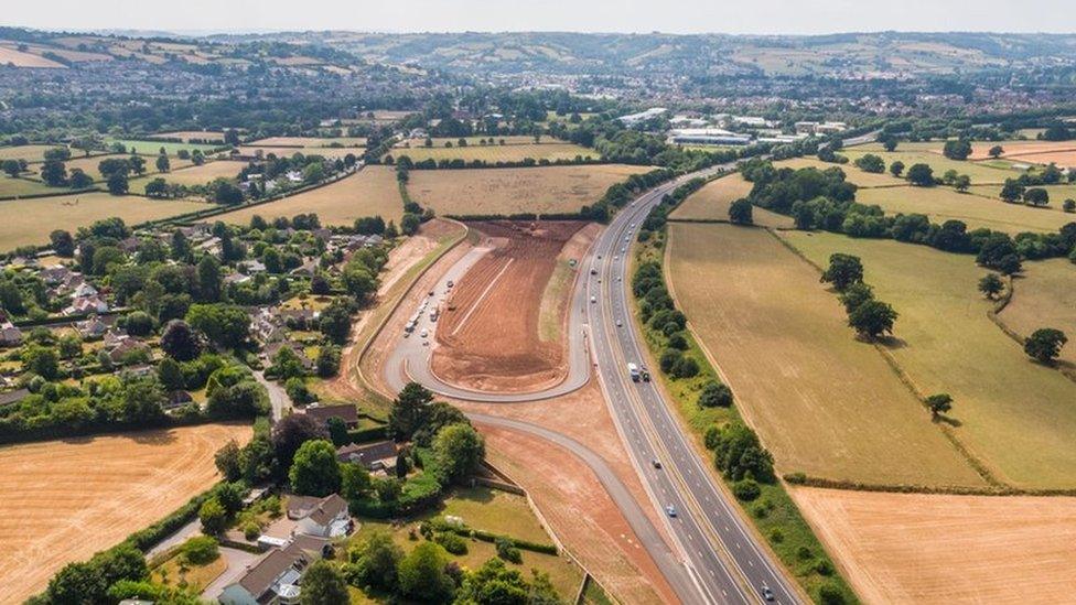 North Devon Link Road phase one work