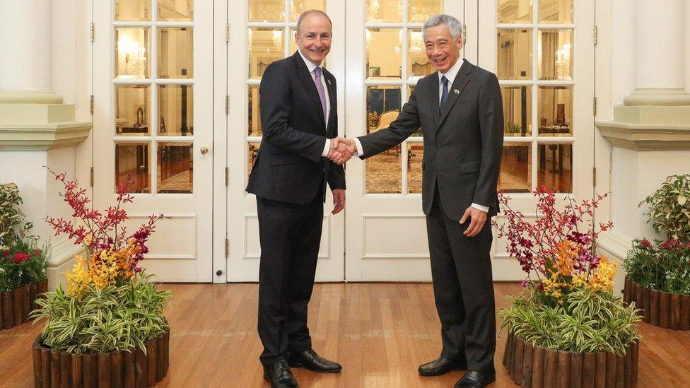 Taoiseach meets Singapore's prime minister