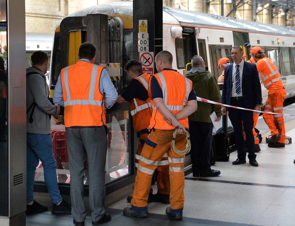 Train at King's Cross