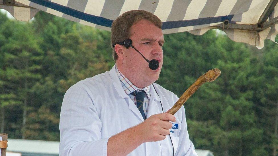 Jack Walton auctioneering