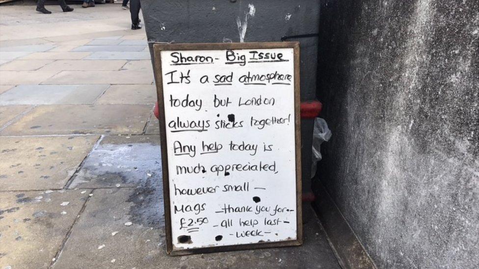 Big Issue sign