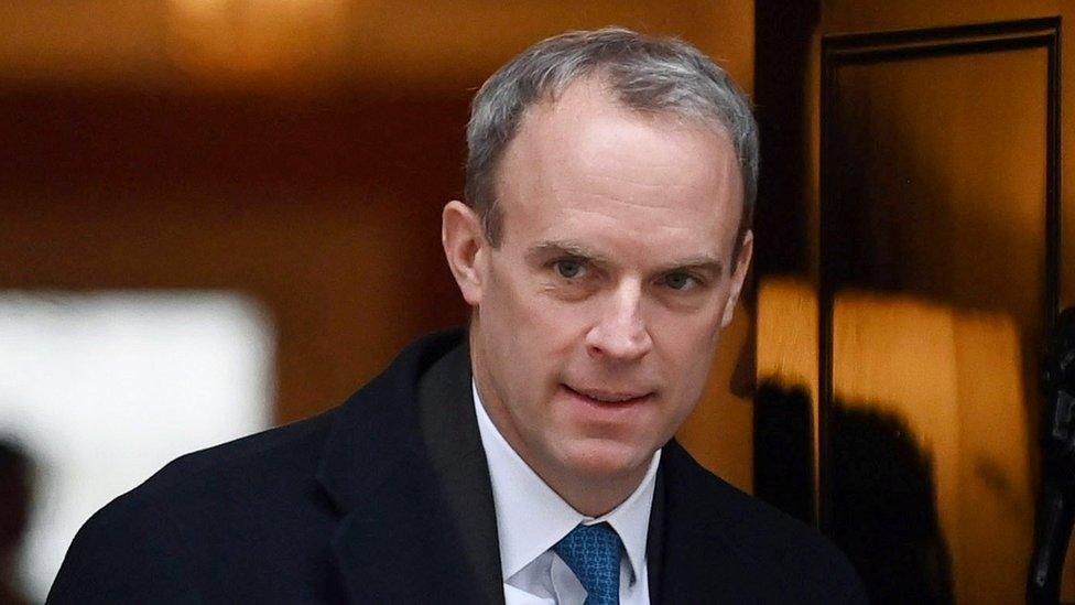 Justice Secretary Dominic Raab