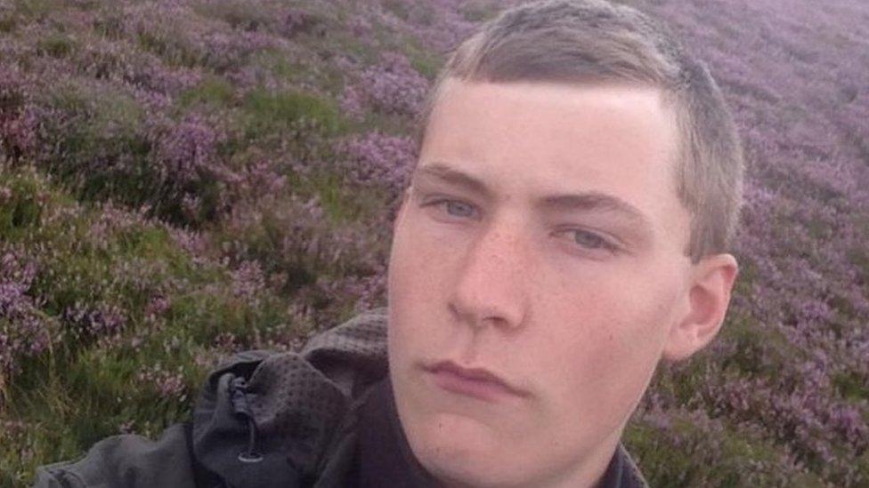 Peter Colwell, 18, was killed instantly when the shotgun went off