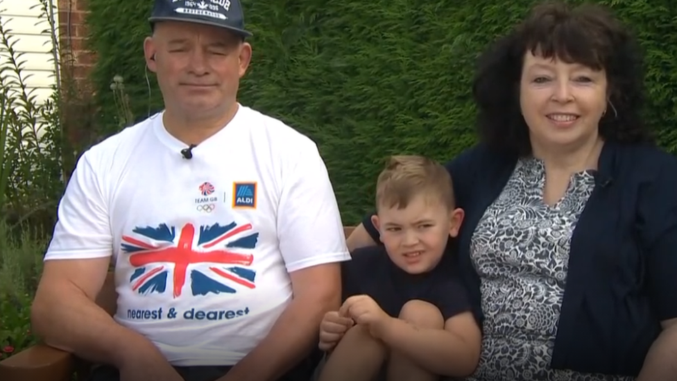 Adam Peaty's family