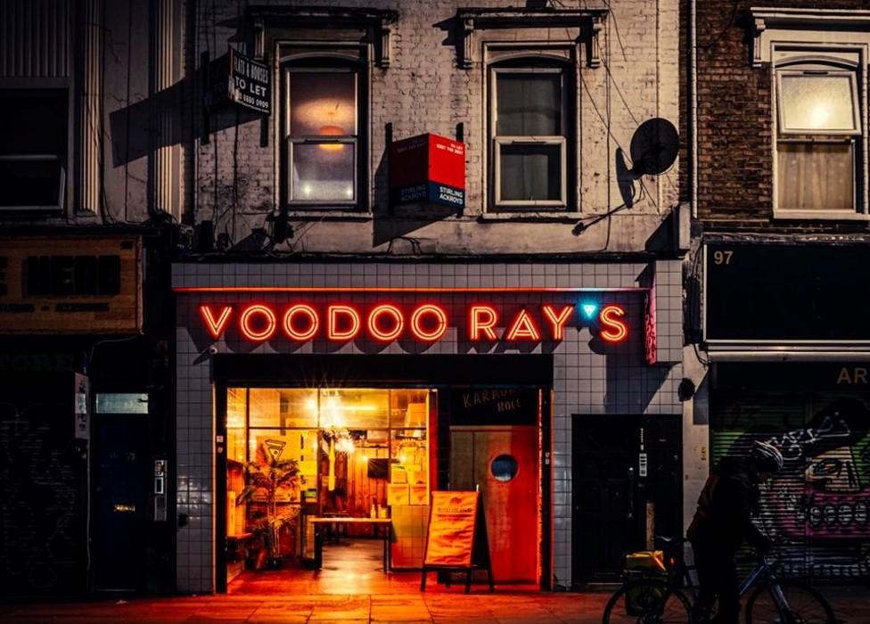 Voodoo Ray's pizza restaurant in Hackney, London