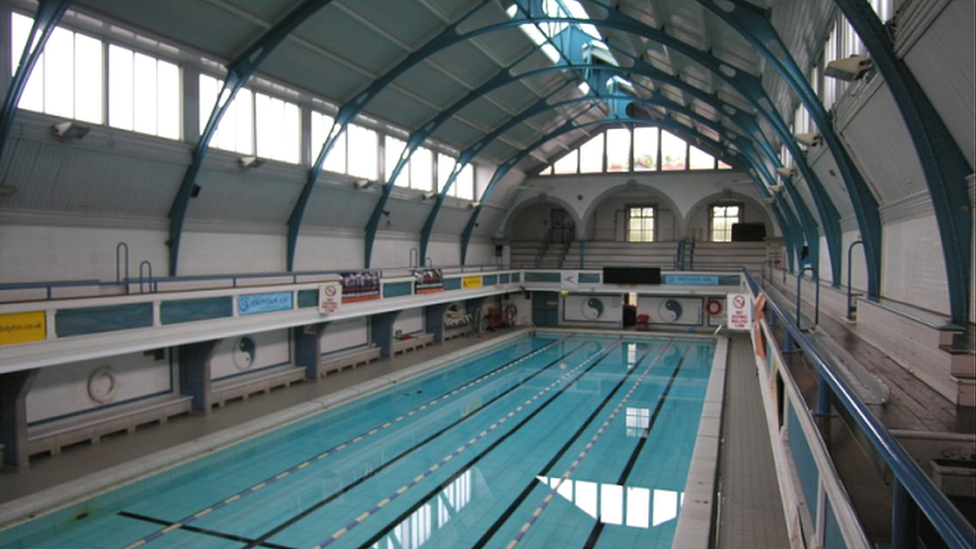 Swimming baths