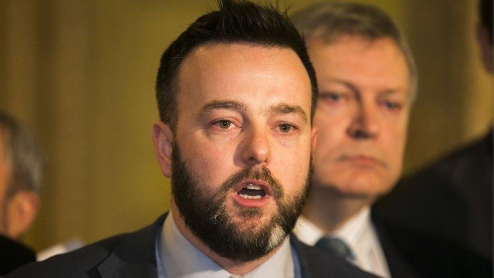 Social Democratic and Labour Party (SDLP) leader Colum Eastwood