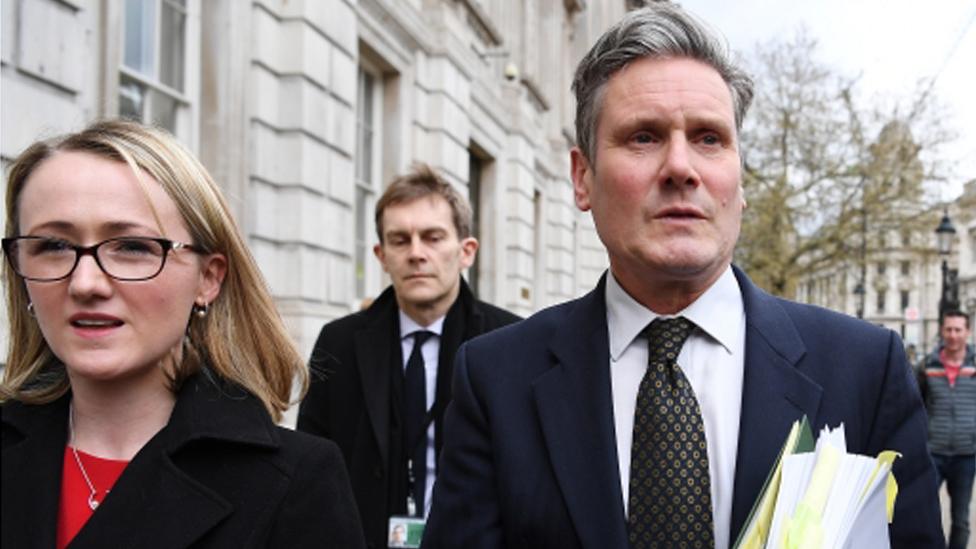 Rebecca Long-Bailey and Sir Keir Starmer