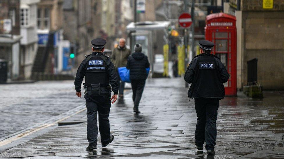 Police in Edinburgh