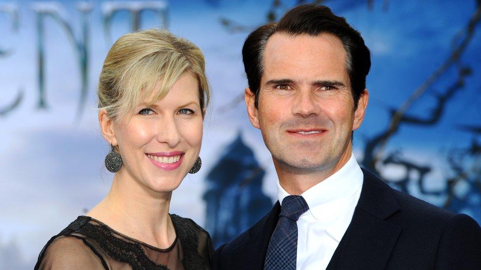 Karoline Copping and Jimmy Carr