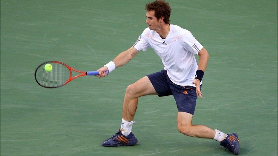 Murray in action during the 2012 US Open men's final