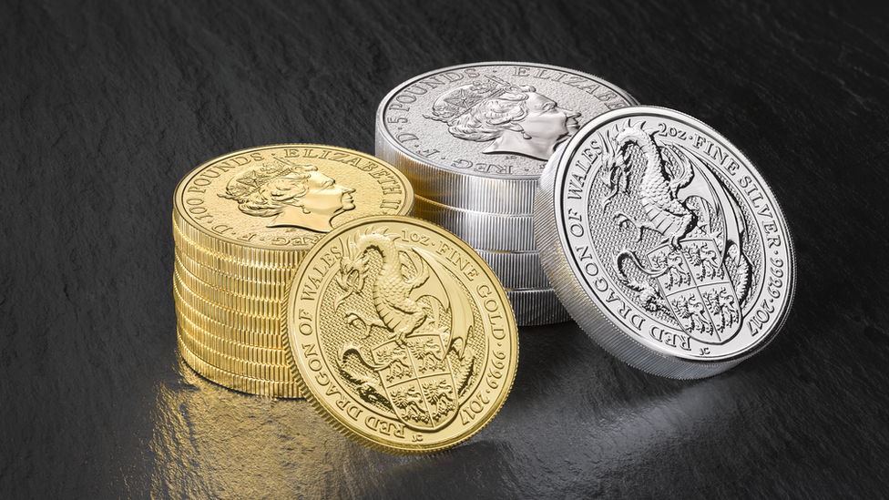 Queen's Beasts gold and silver coins