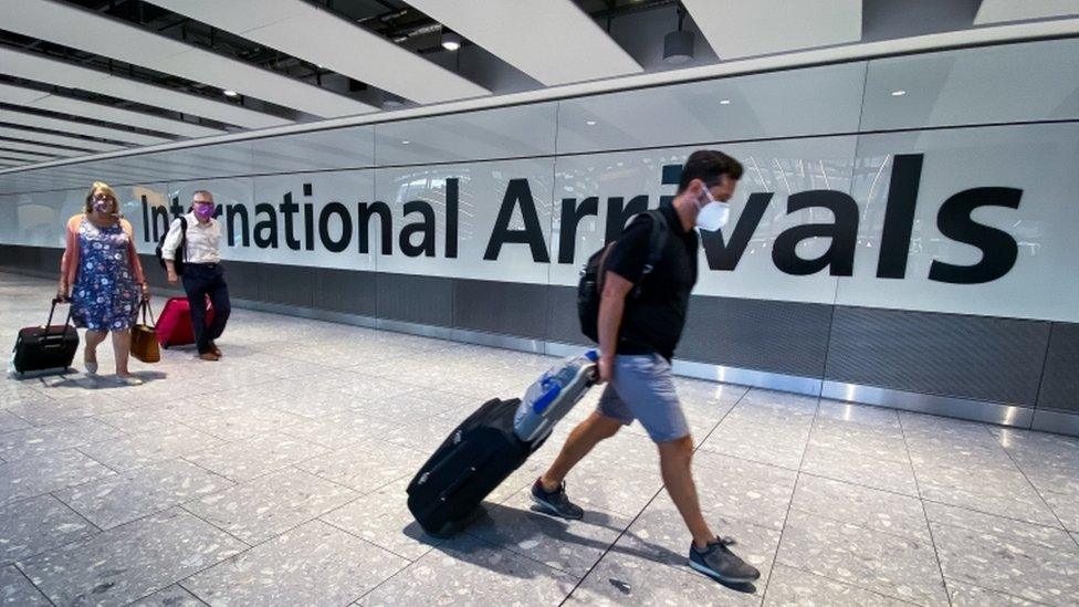 Airport arrival hall