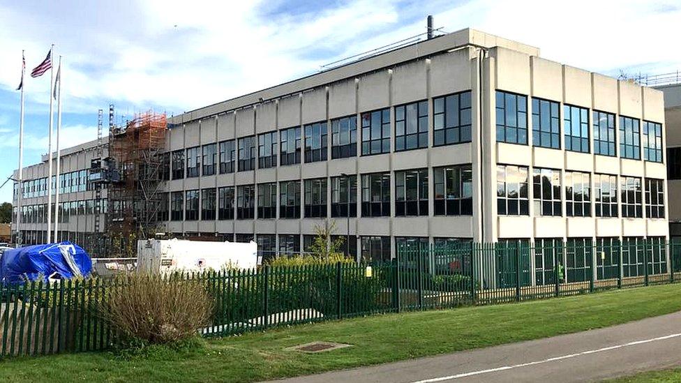 Thermo Fisher building in Swindon