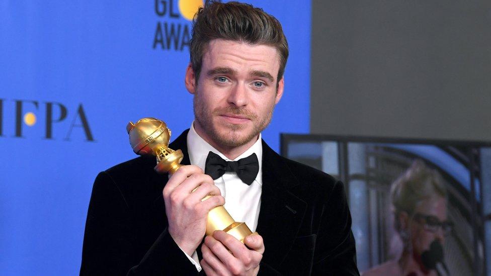 Best Performance by an Actor in a Television Series Drama for 'Bodyguard' winner Richard Madden attends the 76th Annual Golden Globe Awards at The Beverly Hilton Hotel on January 6, 2019