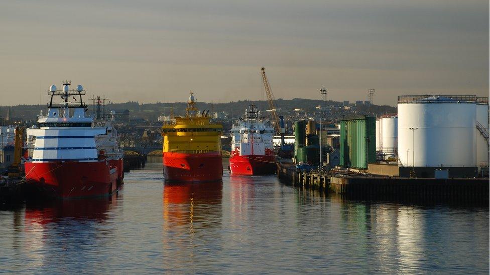 Aberdeen harbour