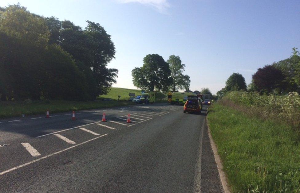 Crash on A591