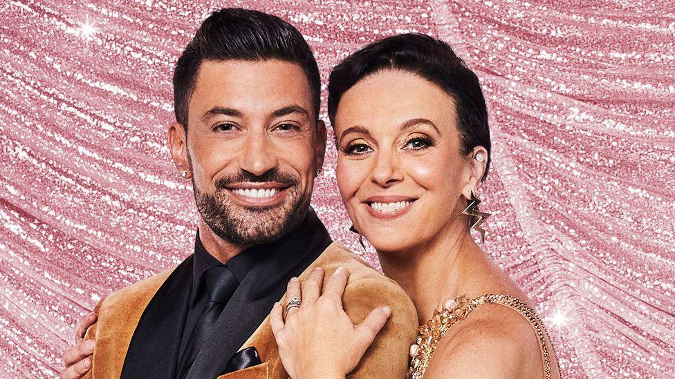 Giovanni Pernice and Amanda Abbington in a Strictly promotional photo