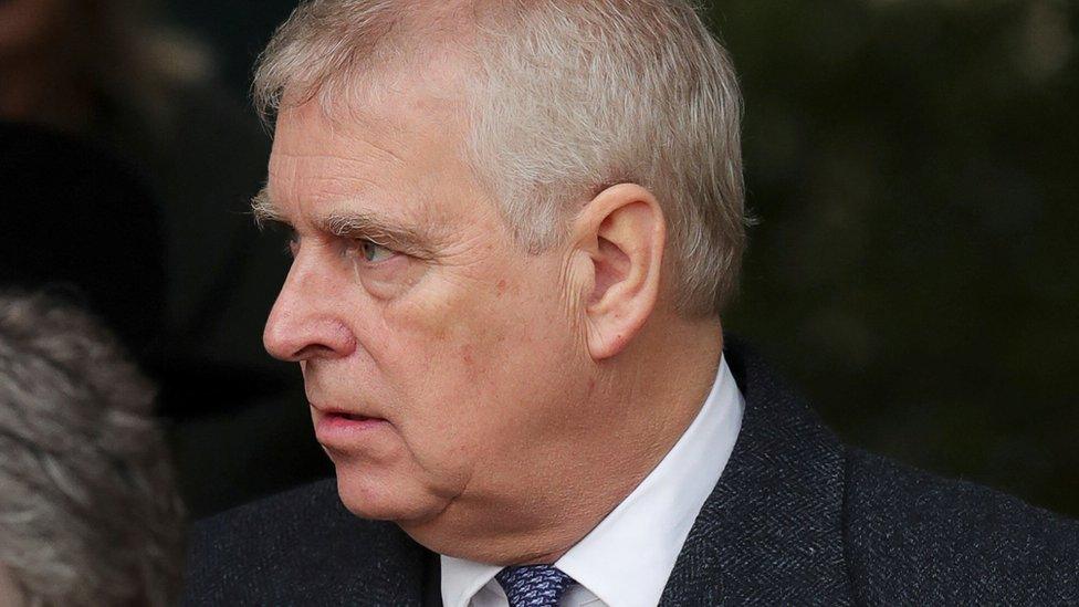 Prince Andrew at Sandringham