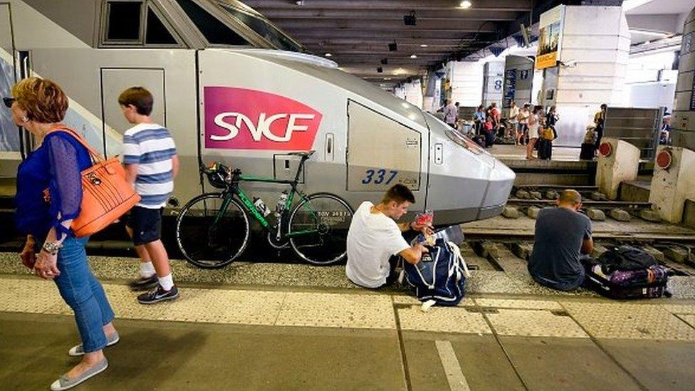 SNCF train in France