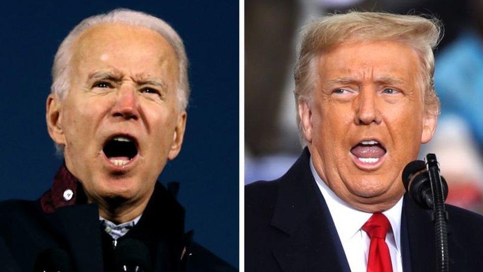 Biden and Trump.