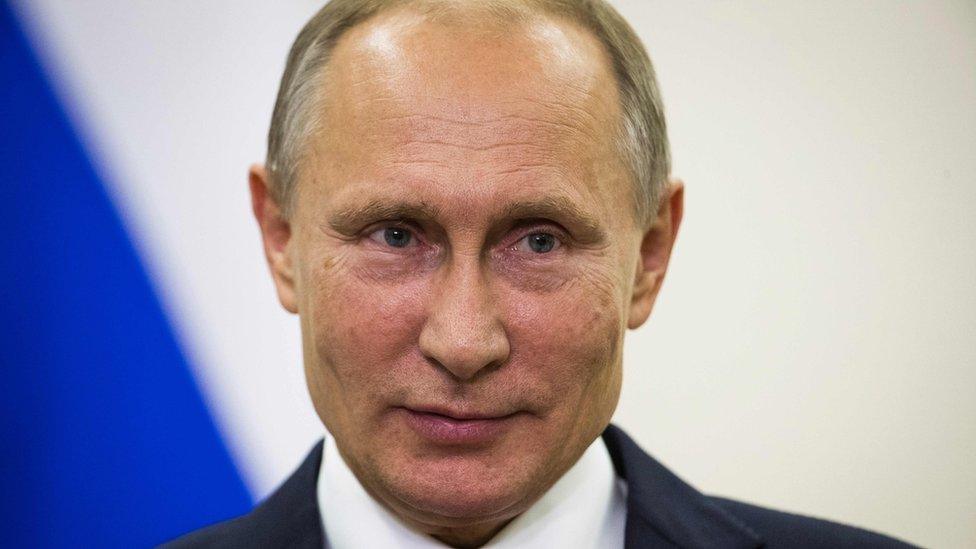 Russian president Vladimir Putin