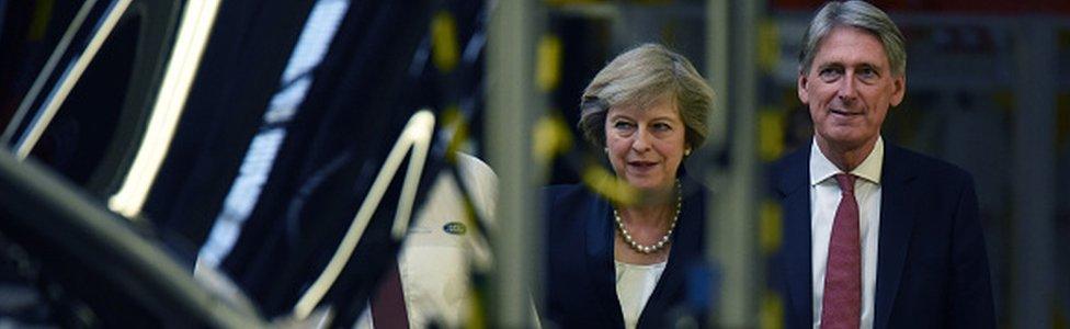 Prime Minister Theresa May and Chancellor Philip Hammond