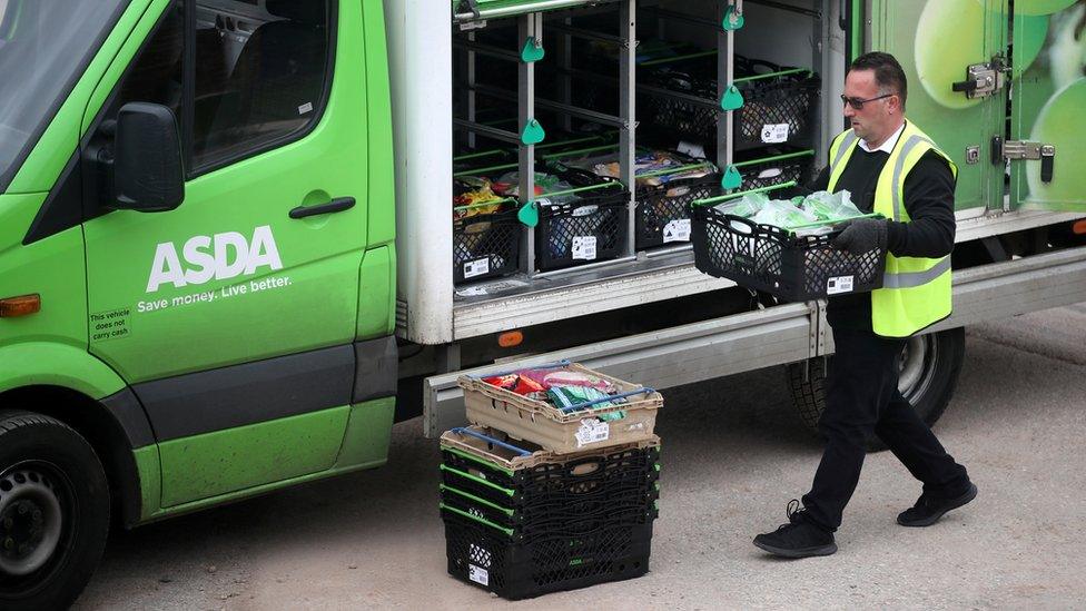 Asda delivery man