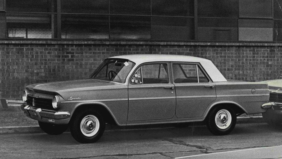 The EH model Holden sedan which was released by General Motors-Holden's on August 26 1963.