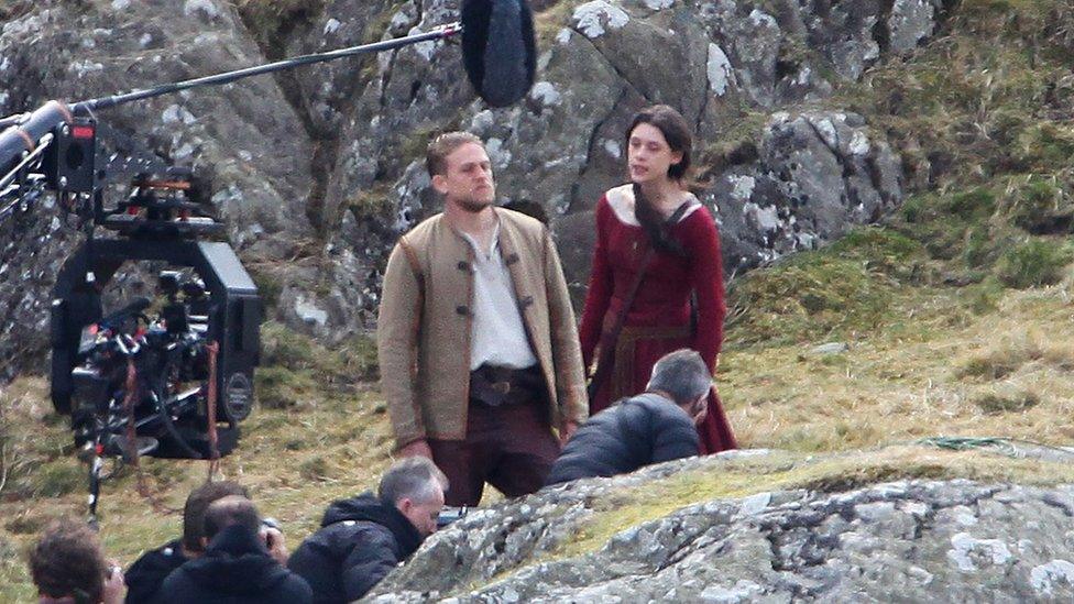 Filming of King Arthur