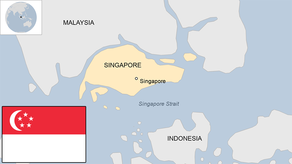 Map of Singapore