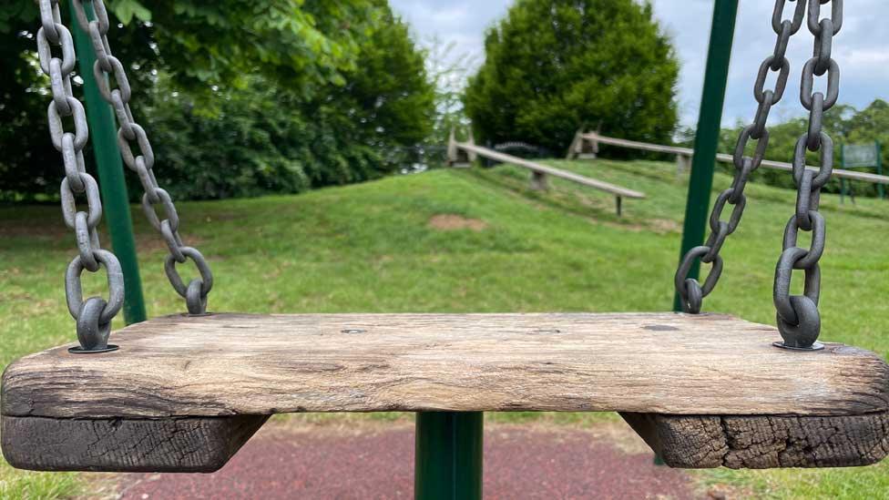 Oldest swing at Wicksteed Park