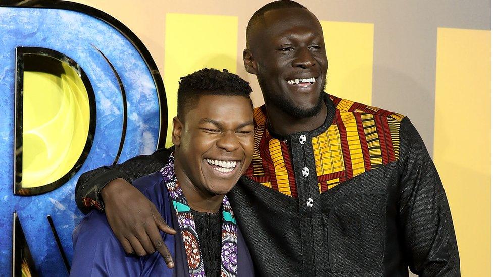 Stormzy and John Boyega.