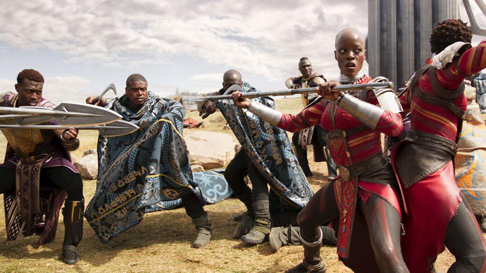 Scene from Black Panther