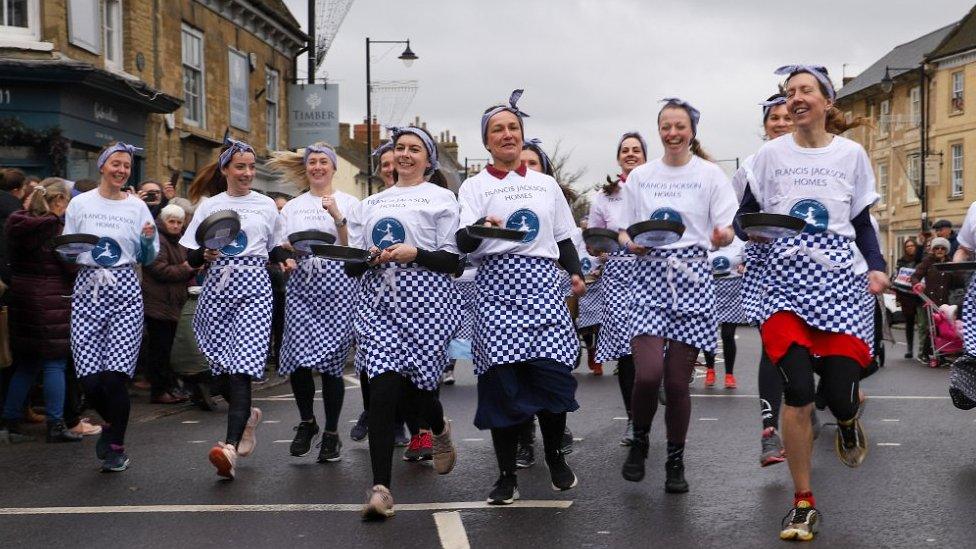 Olney pancake race