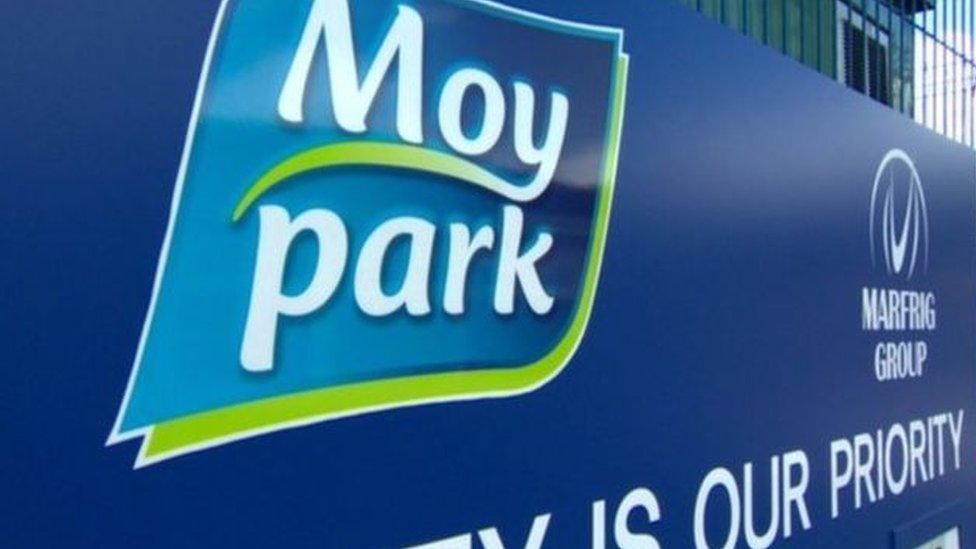 Moy Park sign