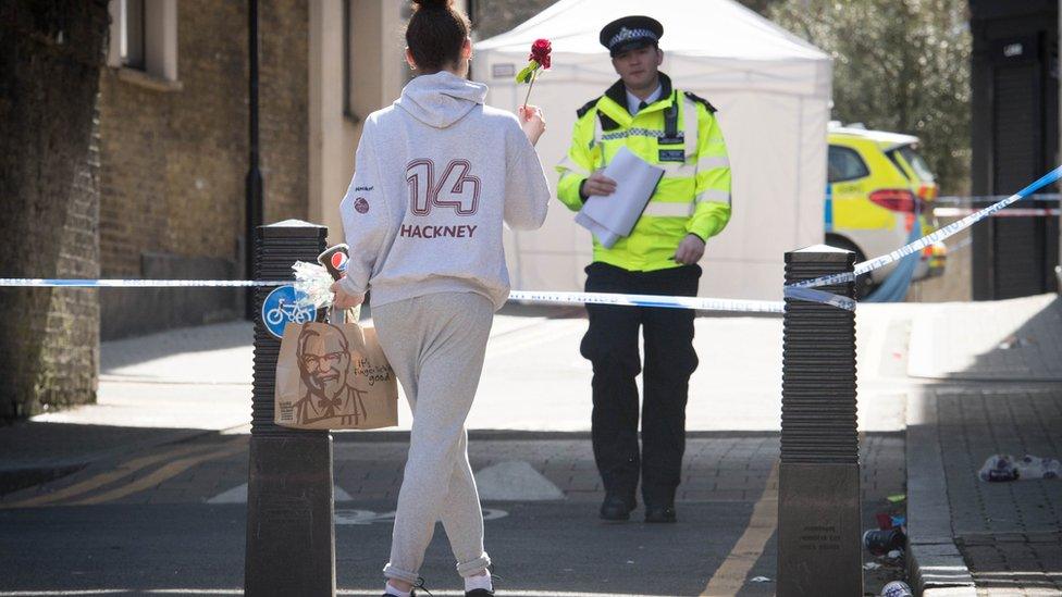 Hackney crime scene