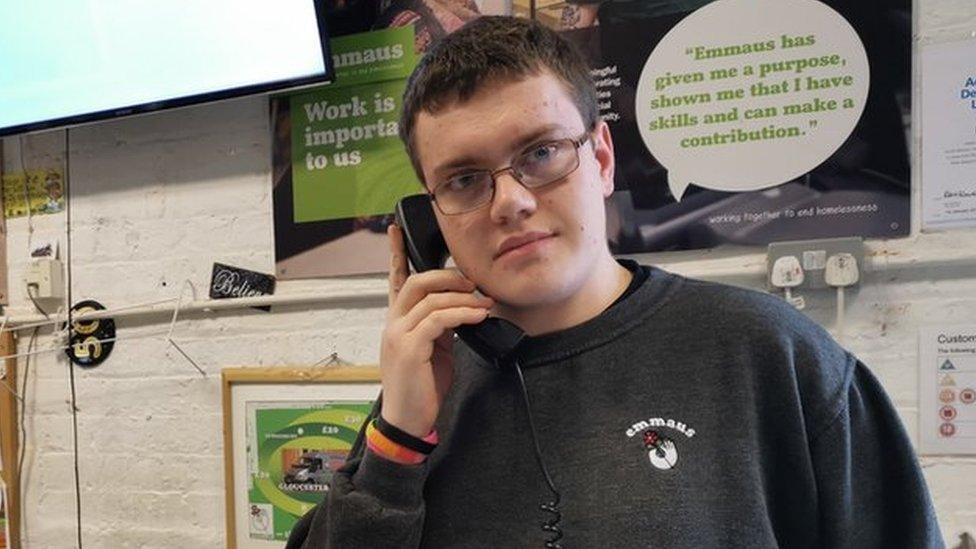 Martin is rebuilding his life thanks to help from Emmaus