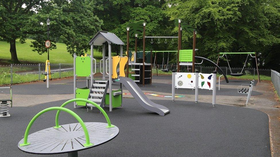 new play area