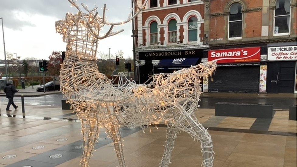 reindeer decoration in derry