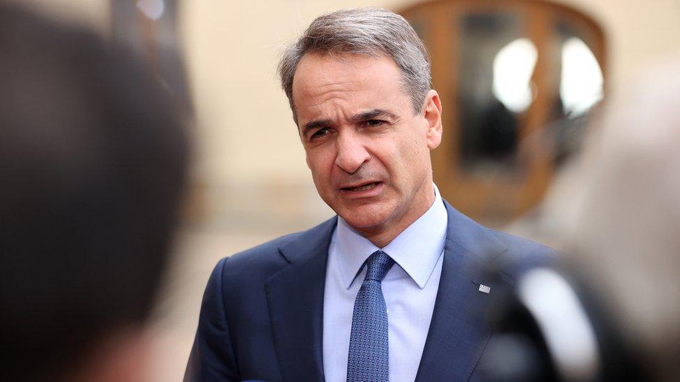 Greek Prime Minister Kyriakos Mitsotakis