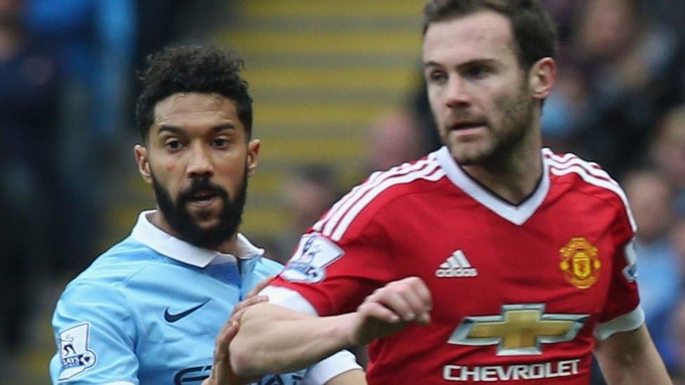 Juan Mata and Gael Clichy