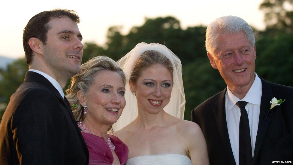 Clinton family wedding